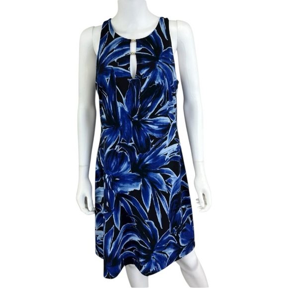 Tommy Bahama NWT Blue JASMINA Bravo Floral Blooms Dress Size M